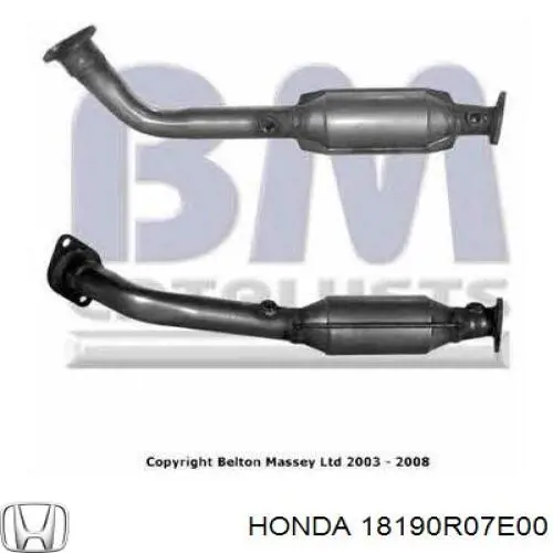 Silenciador central Honda 18190R07E00 precio, desde 108,89 EUR