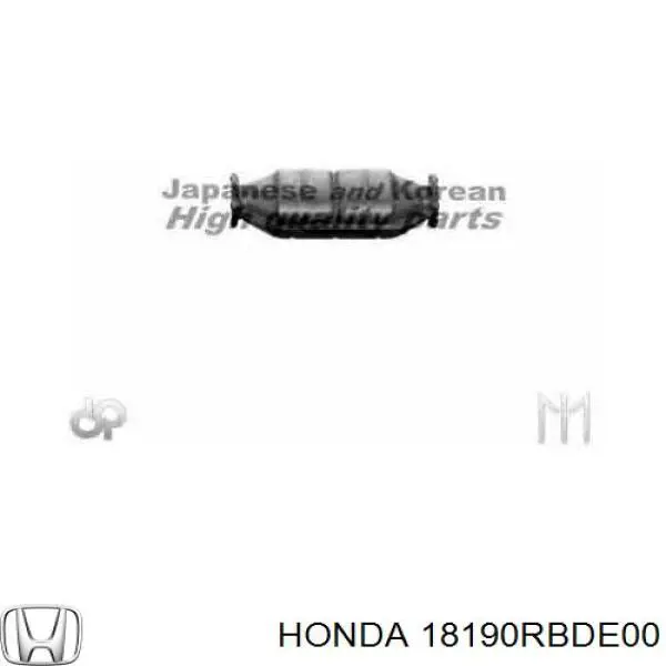 Comprar 18190RBDE00 Honda Catalizador