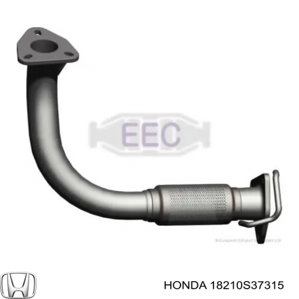 Tubo de admisión del silenciador de escape delantero para Honda Accord (CE, CF)