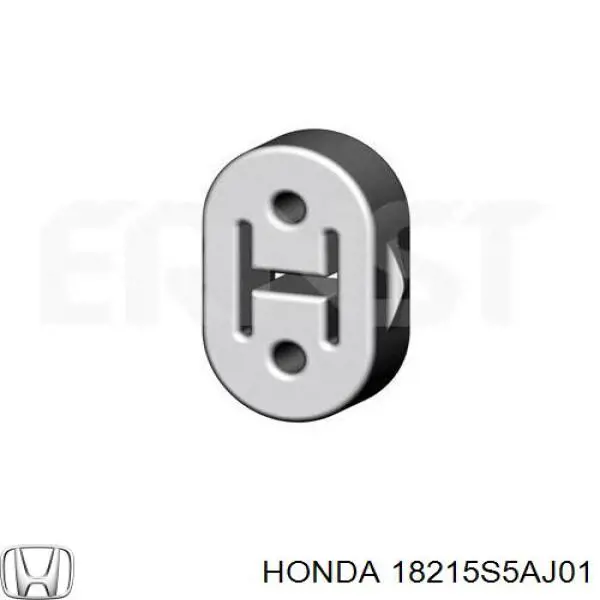 18215S5AJ01 Honda soporte, silenciador