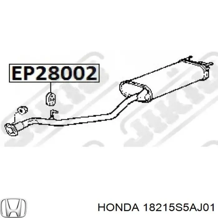 Comprar 18215S5AJ01 Honda Soporte de tubo de escape