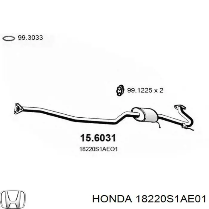 Comprar 18220S1AE01 Honda 