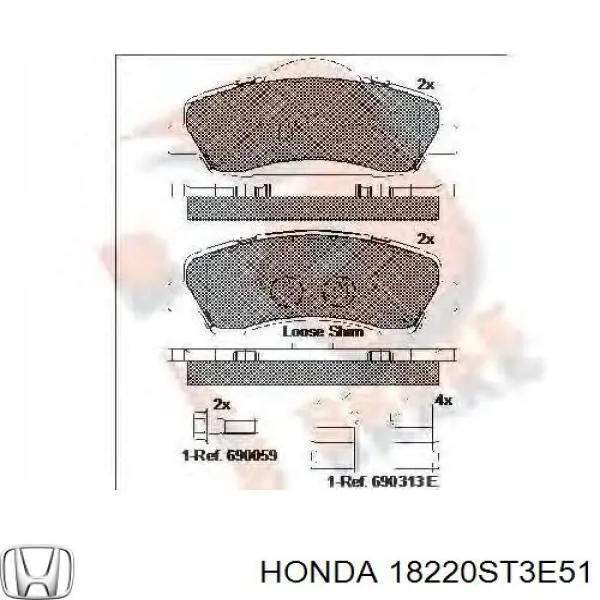 18220ST3E51 Honda