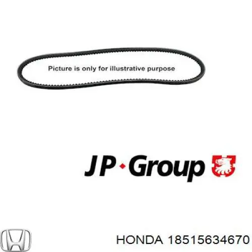 18515-634-670 Honda correa trapezoidal