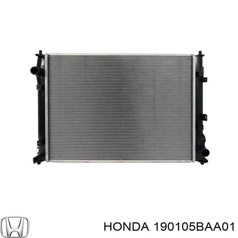 Radiador de água Honda Civic X 