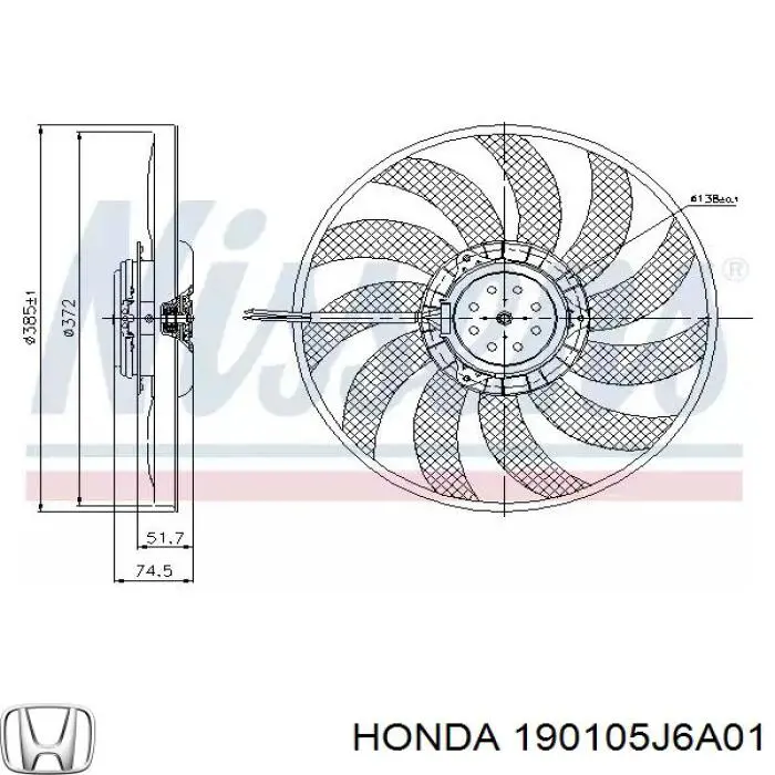 Água radiador Honda 190105J6A01 precio, desde 180,15 EUR