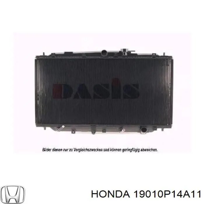 19010P14A11 Honda radiador refrigeración del motor