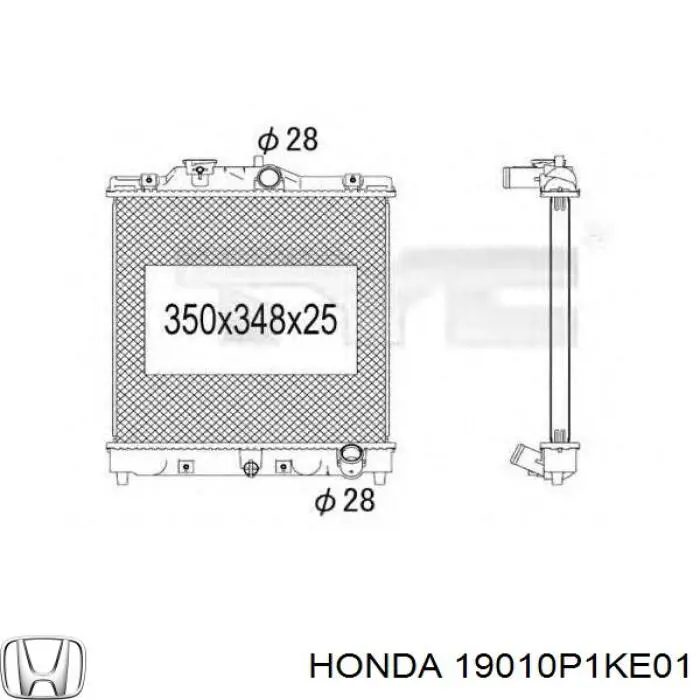 Água radiador Honda 19010P1KE01 precio, desde 55,40 EUR