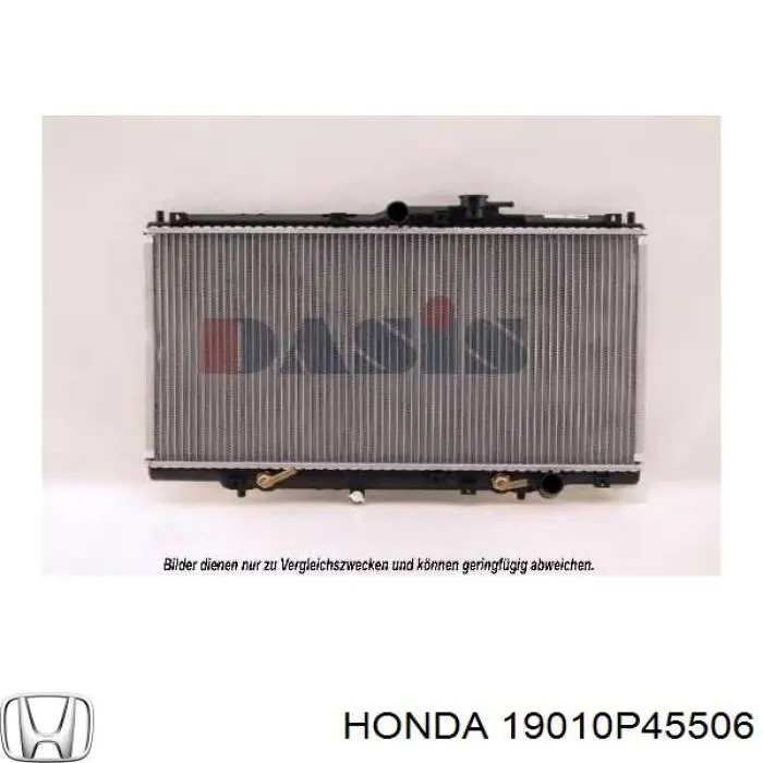 19010P45506 Honda radiador