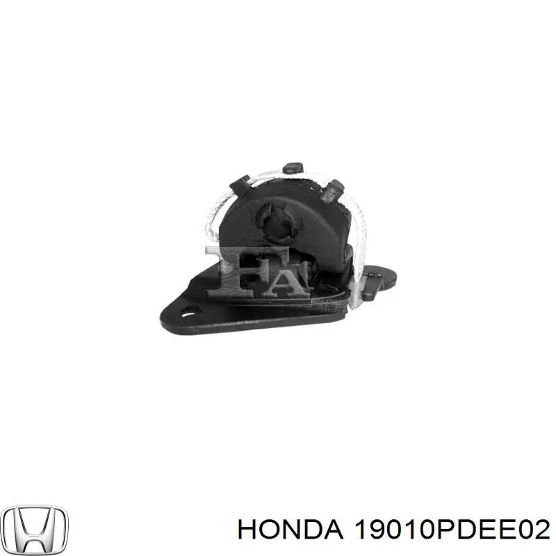 19010PDEE02 Honda radiador refrigeración del motor