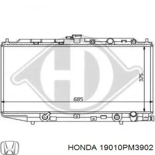 19010-PM3-902 Honda radiador