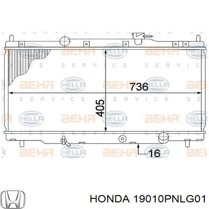 Água radiador Honda 19010PNLG01 precio, desde 92,93 EUR