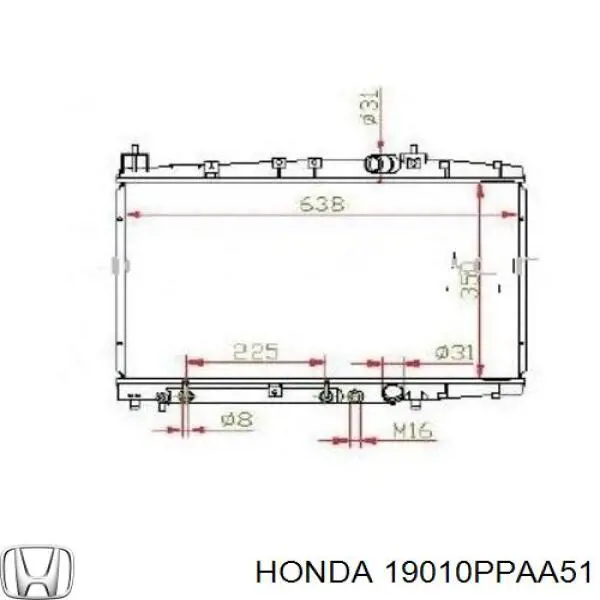 Água radiador Honda 19010PPAA51 precio, desde 97,13 EUR