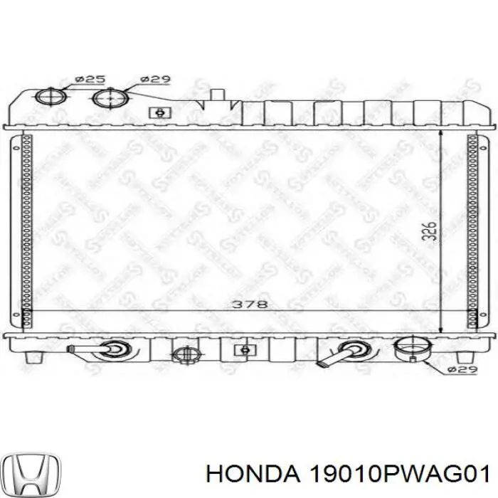 Água radiador Honda 19010PWAG01 precio, desde 65,75 EUR