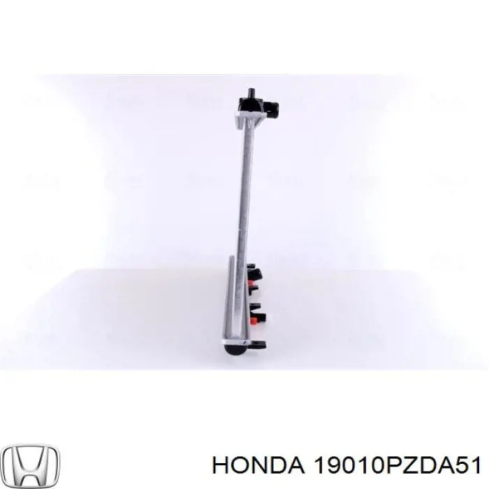 19010PZDA51 Honda radiador refrigeración del motor