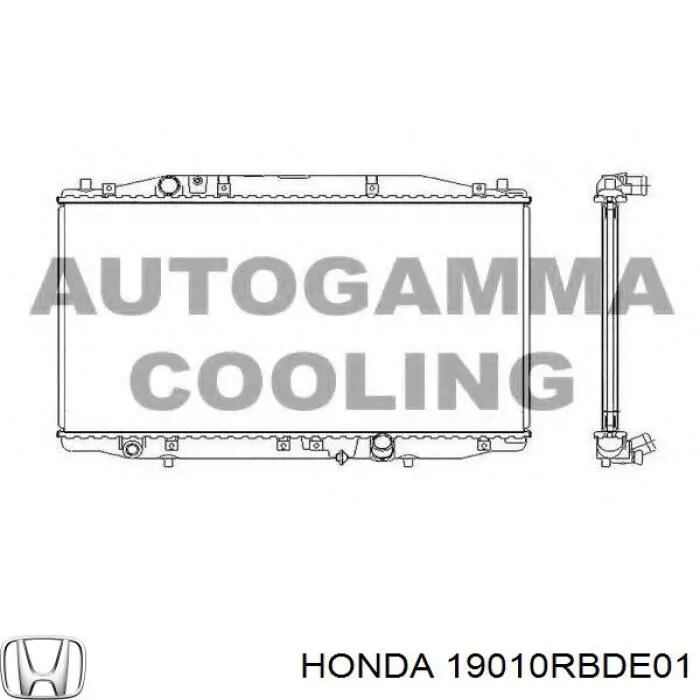 Comprar 19010RBDE01 Honda Radiador de auto