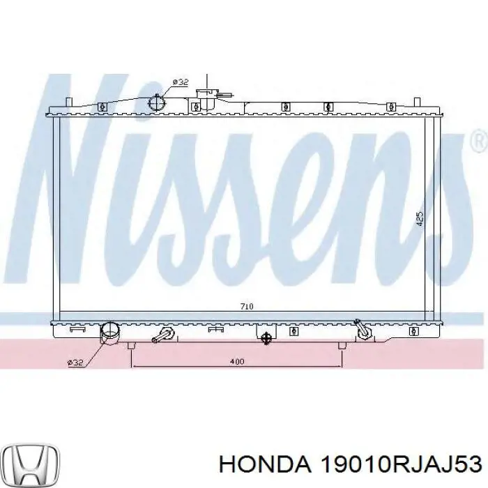 Água radiador Honda 19010RJAJ53 precio, desde 179,83 EUR