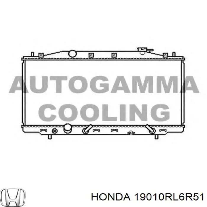 Radiador 19010RL6R51 Honda