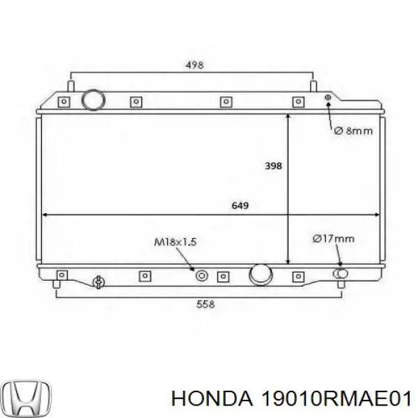 Comprar 19010RMAE01 Honda Radiador de auto