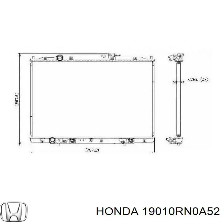 Água radiador Honda 19010RN0A52 precio, desde 106,22 EUR