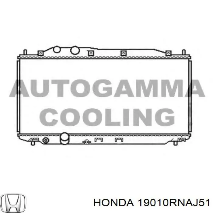 19010RNAJ51 Honda Refrigeración del motor