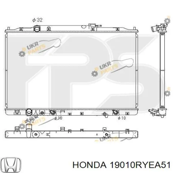 19010RYEA51 Honda radiador