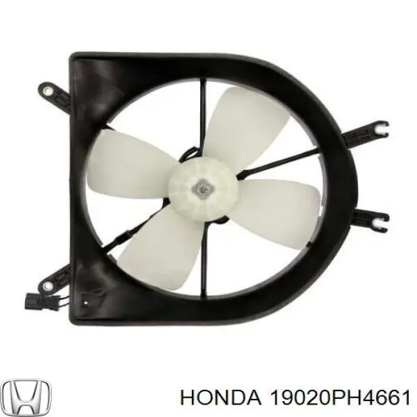 19020PH4661 Honda rodete ventilador, refrigeración de motor