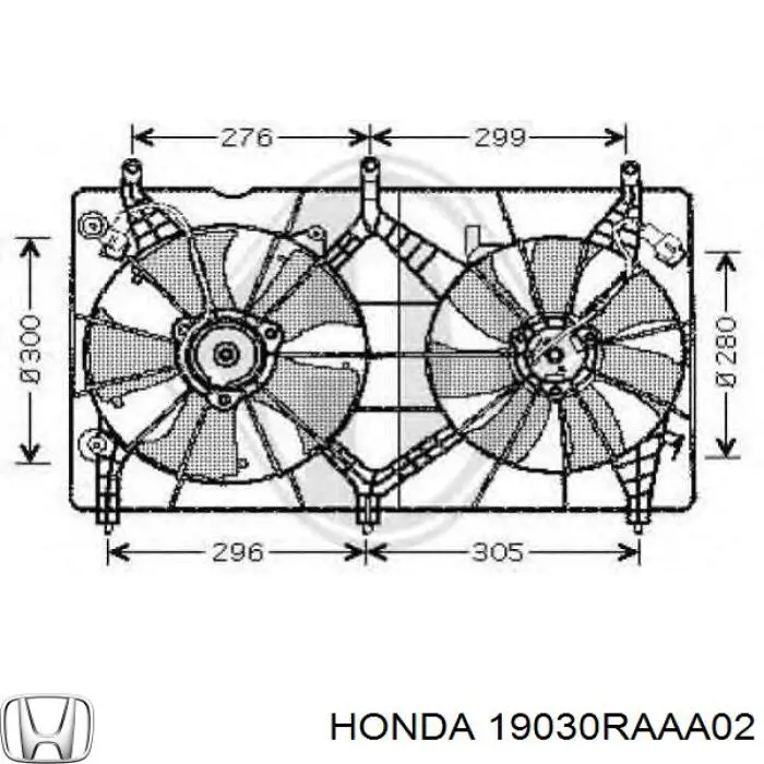  Ventilador del motor Honda Accord 7
