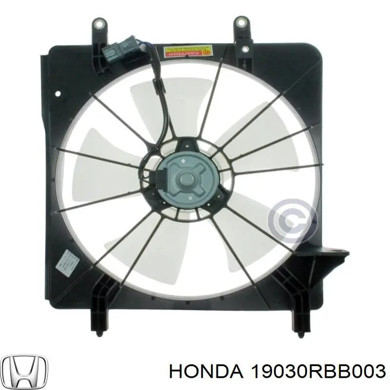 Motor de ventilador, Refrigeración, izquierdo para Honda Accord (CM, CN)