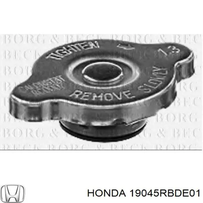 19045RBDE01 Honda tapa radiador