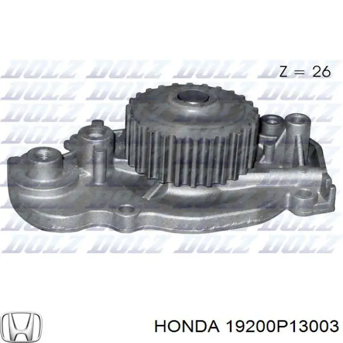 Comprar 19200P13003 Honda Bomba de agua para motor