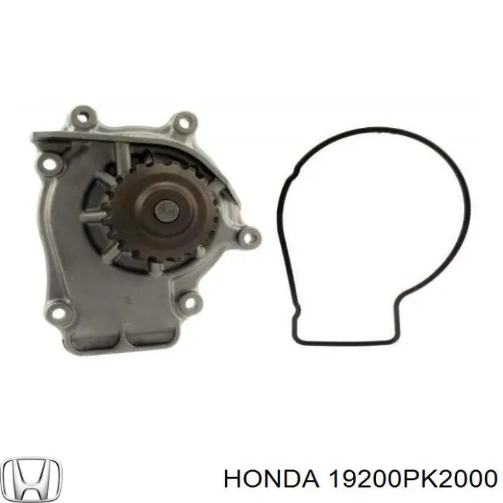 19200PK2000 Honda bomba de agua