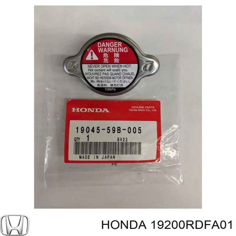 19200RDFA01 Honda bomba de agua