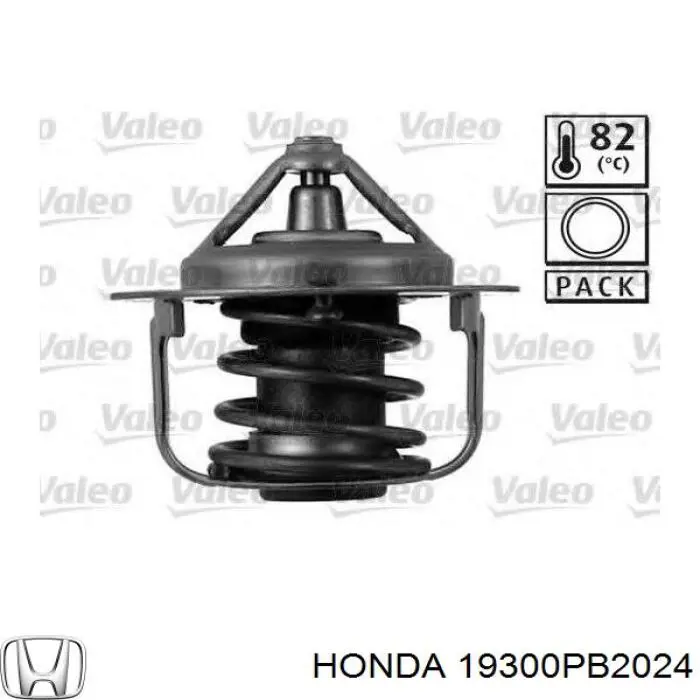 19300PB2024 Honda termostato, refrigerante