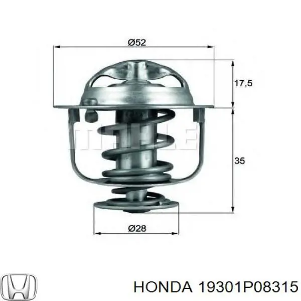 Comprar 19301P08315 Honda Termostato