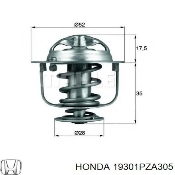 19301PZA305 Honda termostato