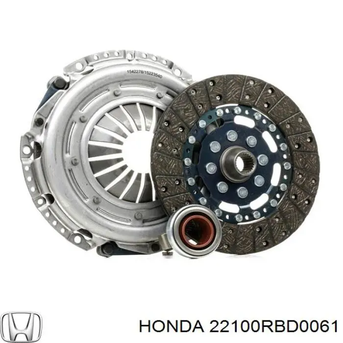 Volante motor 22100RBD0061 Honda