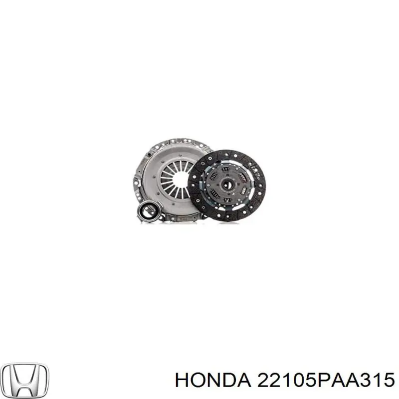 22105PAA315 Honda kit de embrague (3 partes)