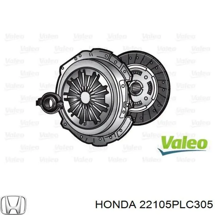 22105PLC305 Honda kit de embrague (3 partes)