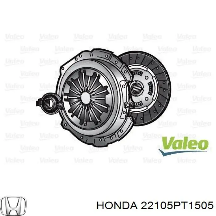 22105PT1505 Honda kit de embrague (3 partes)