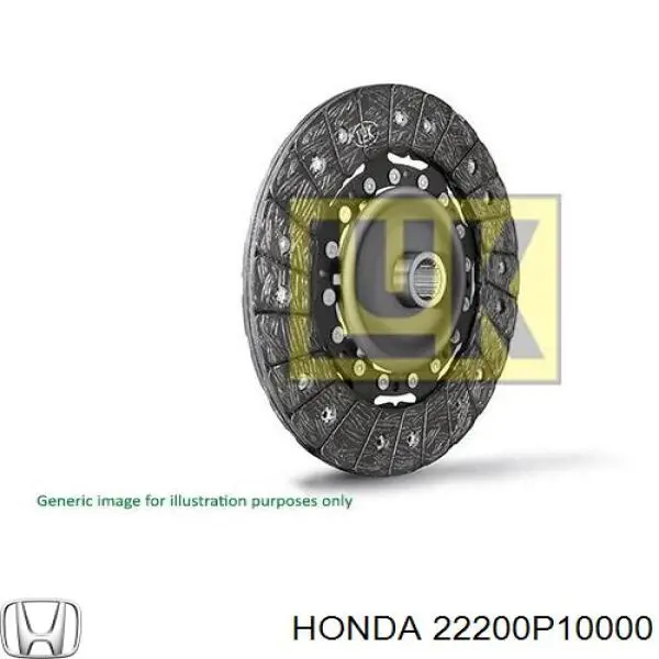 22200P10000 Honda disco de embrague