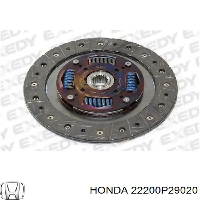 22200-P29-020 Honda disco de embrague