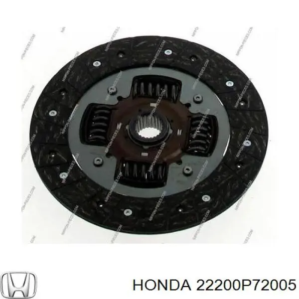 22200-P72-005 Honda disco de embrague