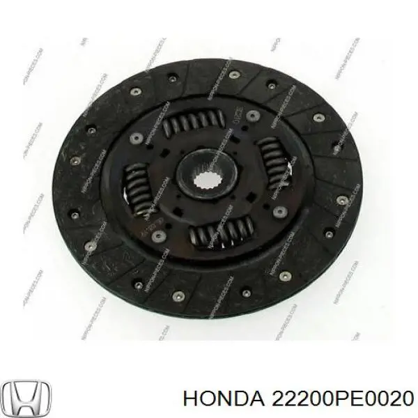 22200PE0020 Honda disco de embrague