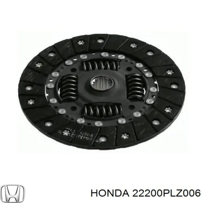 22200PLZ006 Honda disco de embrague