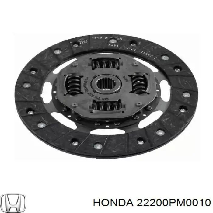 22200PM0010 Honda disco de embrague