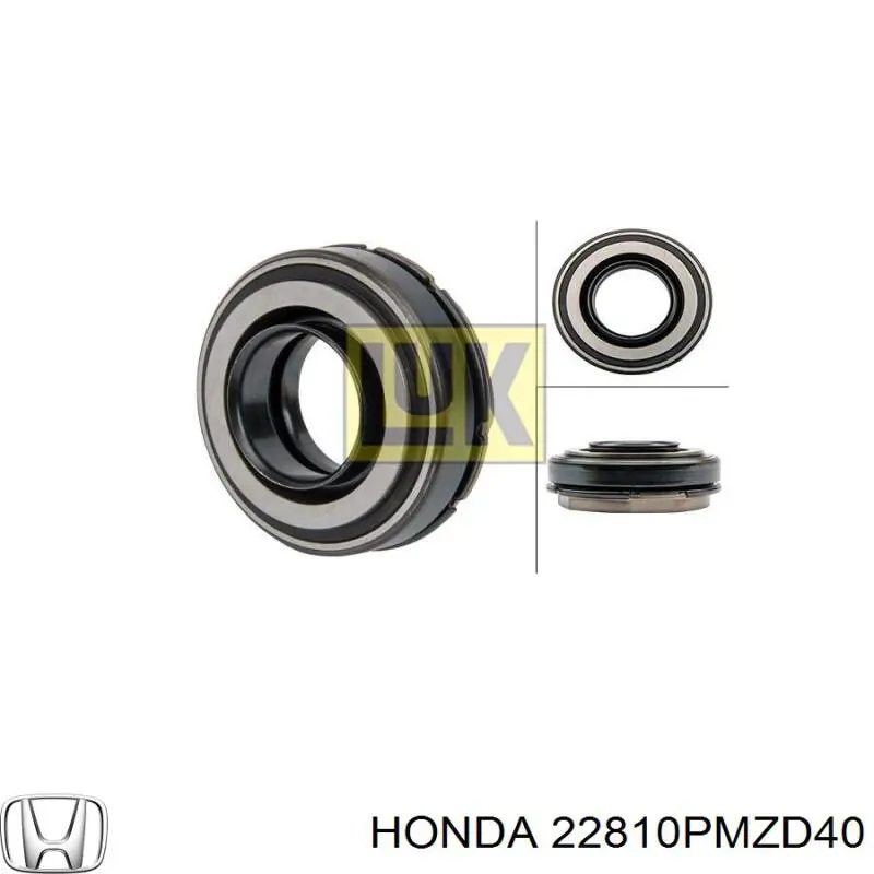 22810PMZD40 Honda cojinete de desembrague