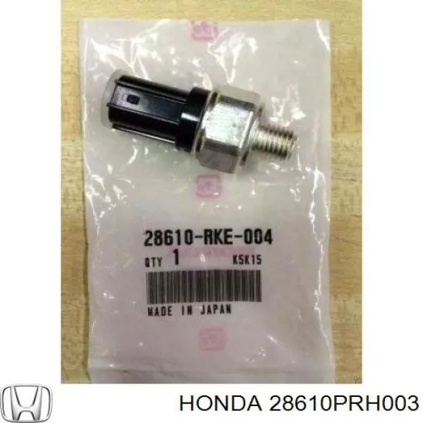 28610PRH003 Honda indicador, presión del aceite