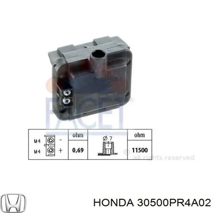 30500PR4A02 Honda bobina de encendido