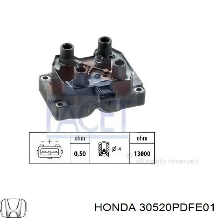 Bobina de chispa Honda 30520PDFE01 precio, desde 35,30 EUR
